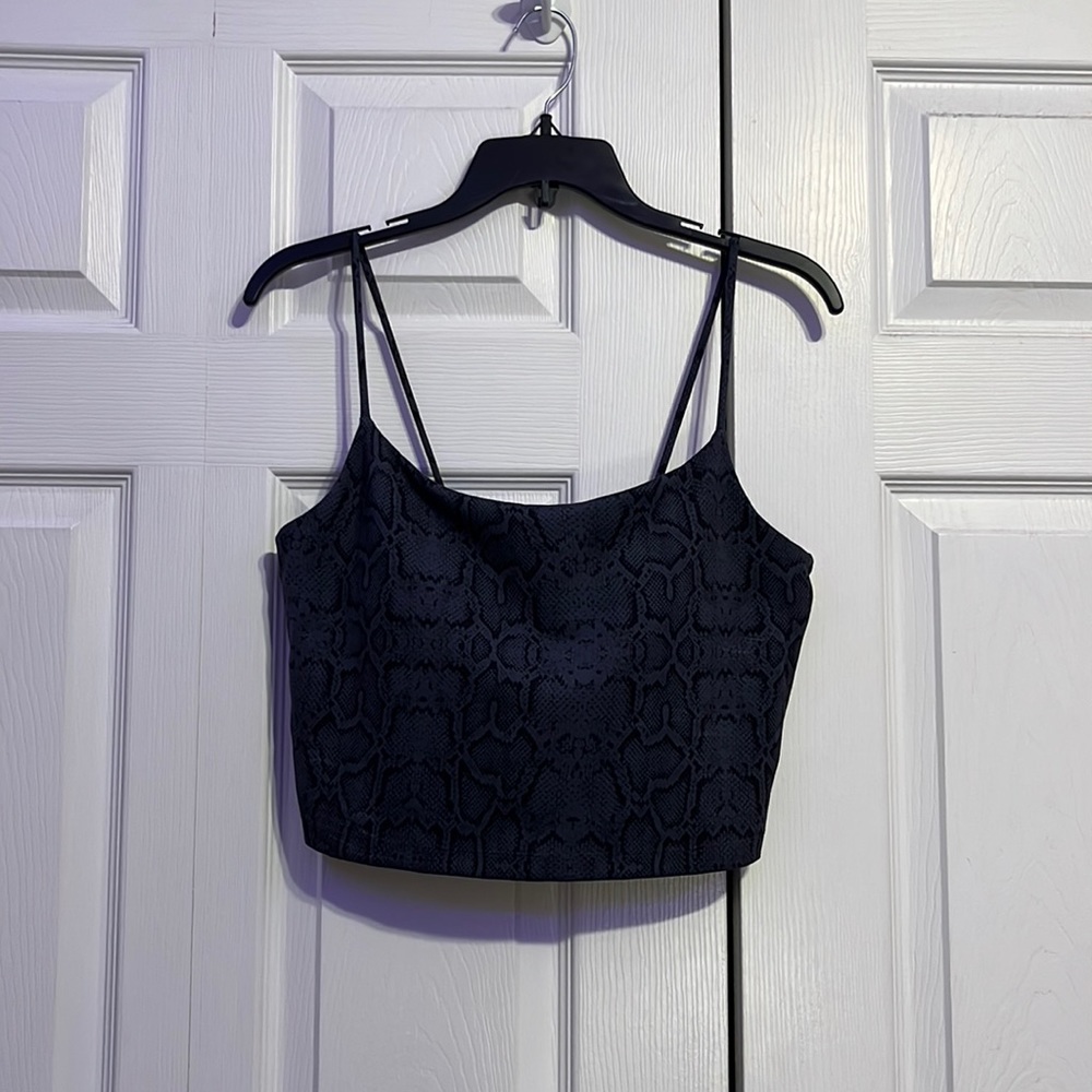 Snakeskin top